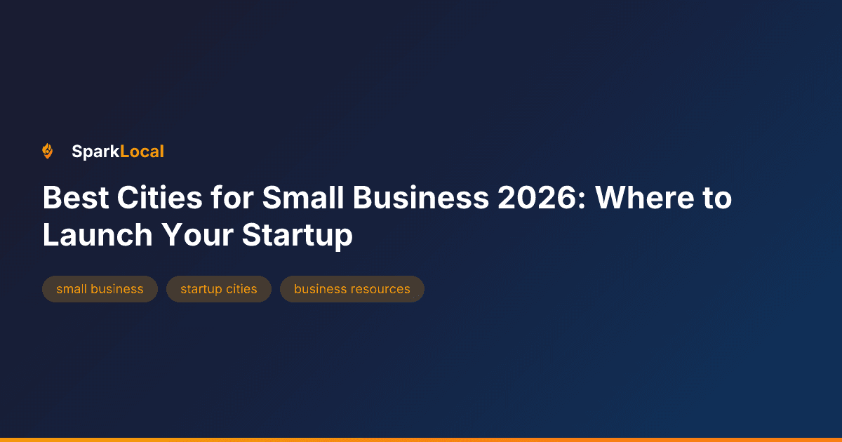 Best Cities for Small Business 2026: Where to Launch Your Startup